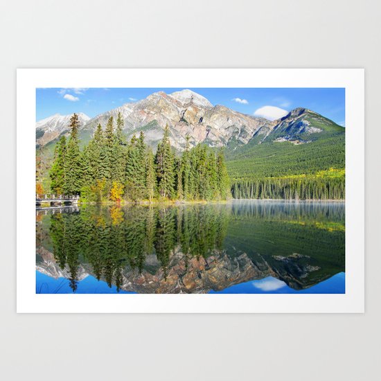 Pyramid Lake Art Print