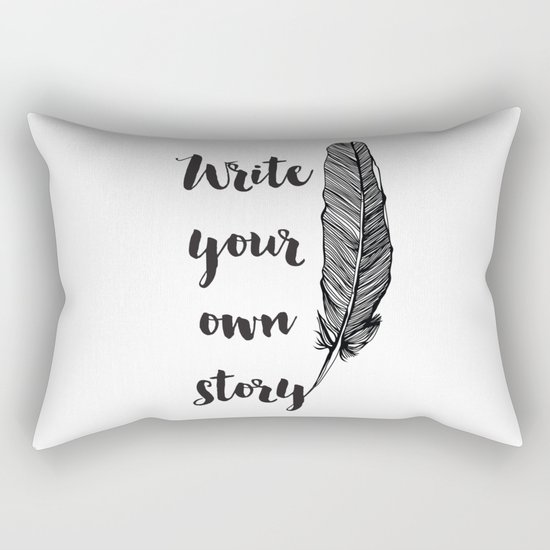 Write your own Story Rectangular Pillow