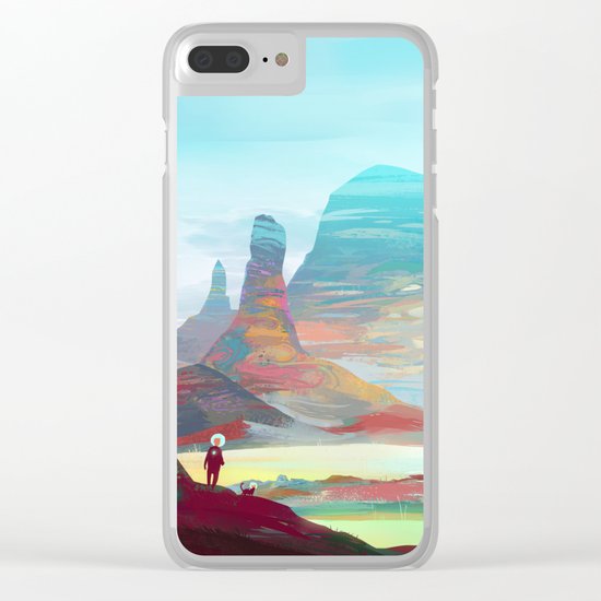 On another planet 2 Clear iPhone Case