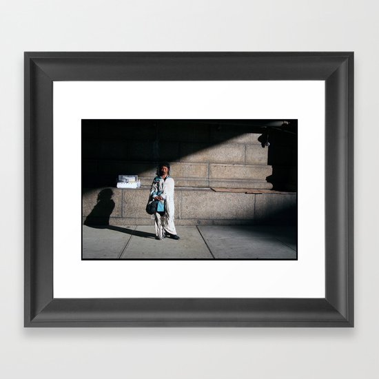 Windy NY Framed Art Print
