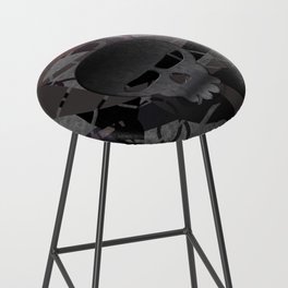 Abstract lines with Skull Bar Stool