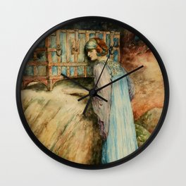 “The Iron Chest” by WH Margetson Wall Clock