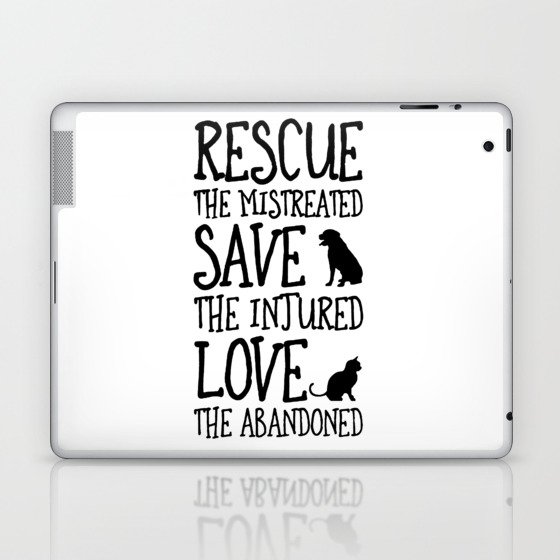 Rescue Save Love Laptop & iPad Skin
