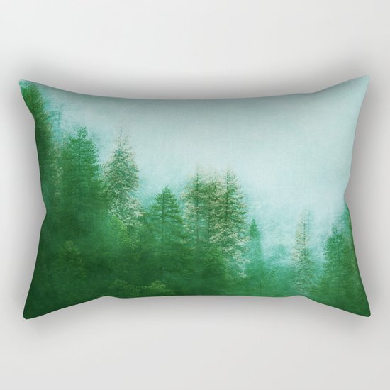 Dreamy Spring Forest Rectangular Pillow