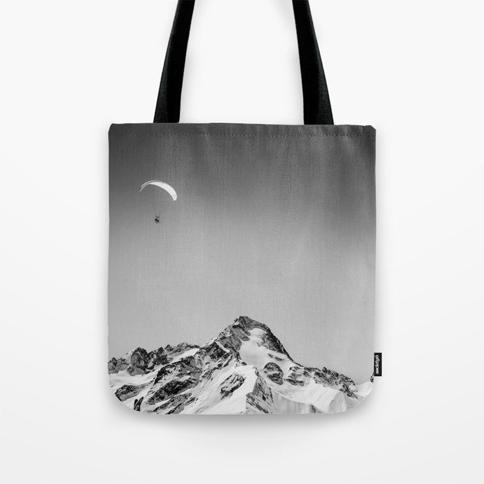 Alpine Paraskiing Tote Bag