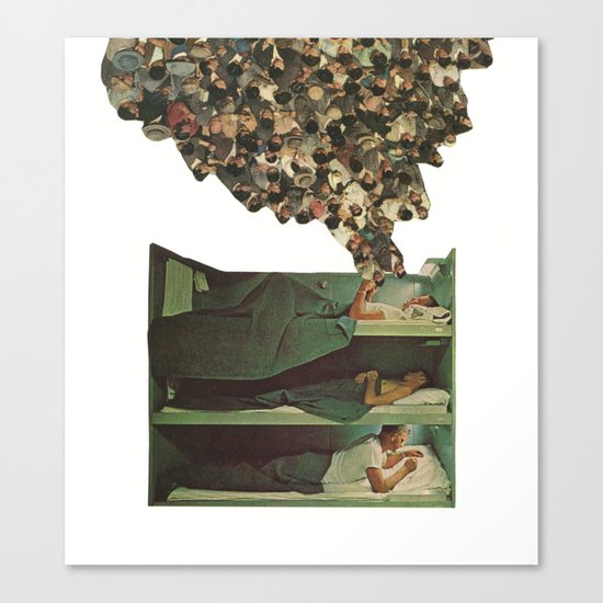 top bunk Canvas Print