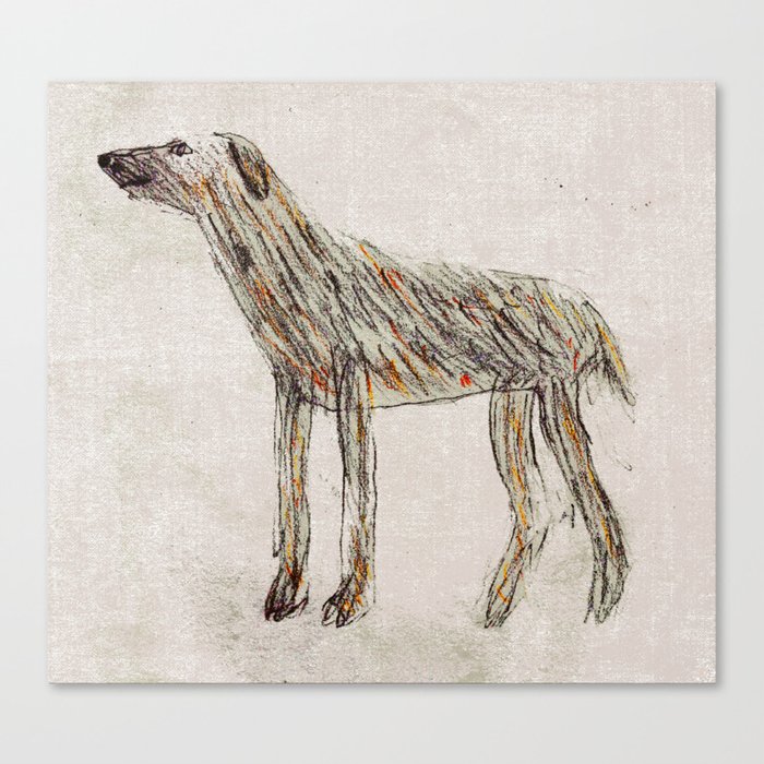 Paddy the Wolfhound Canvas Print
