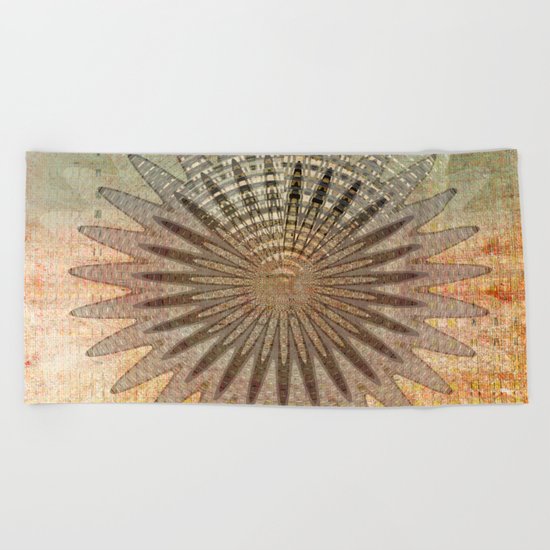 Flower Beach Towel