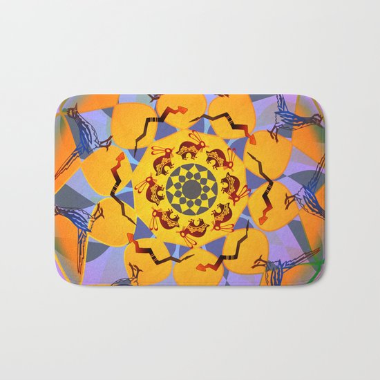 Animal Mandala Bath Mat