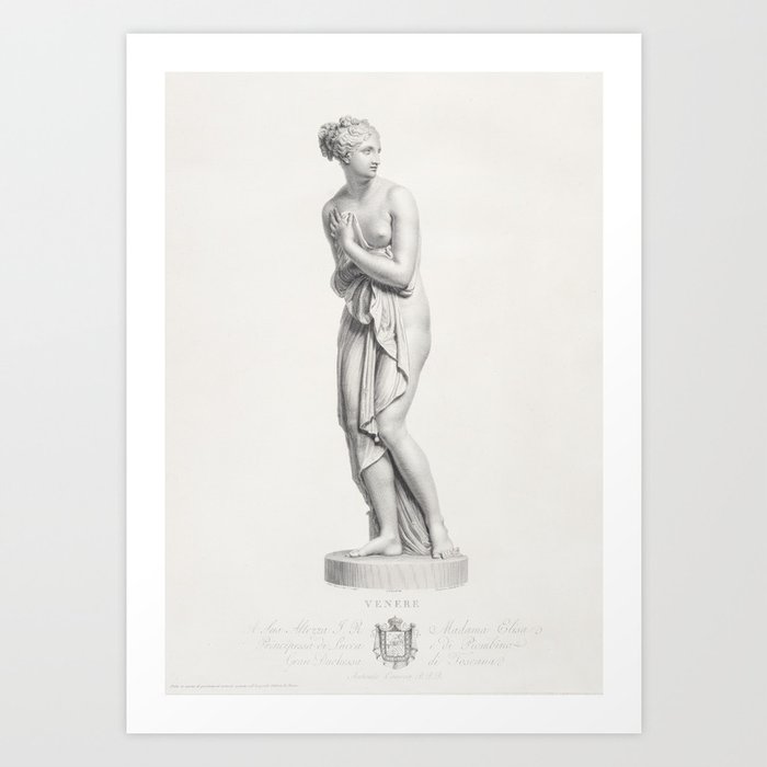 Vintage Venus Illustration Art Print
