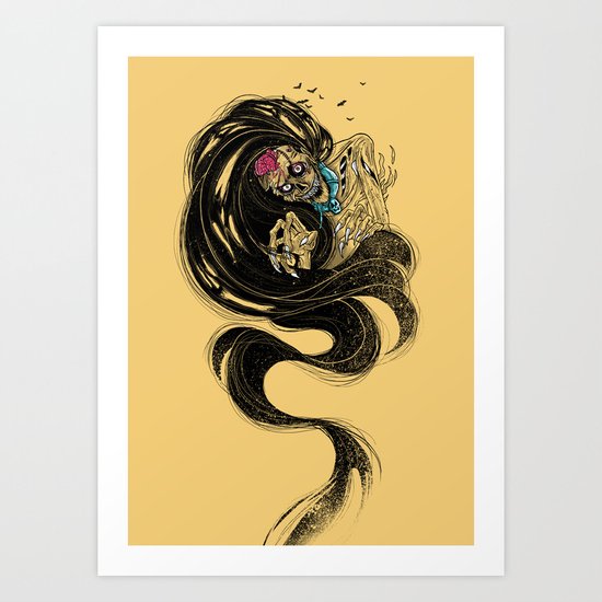 POCA(HAUNT)AS Art Print