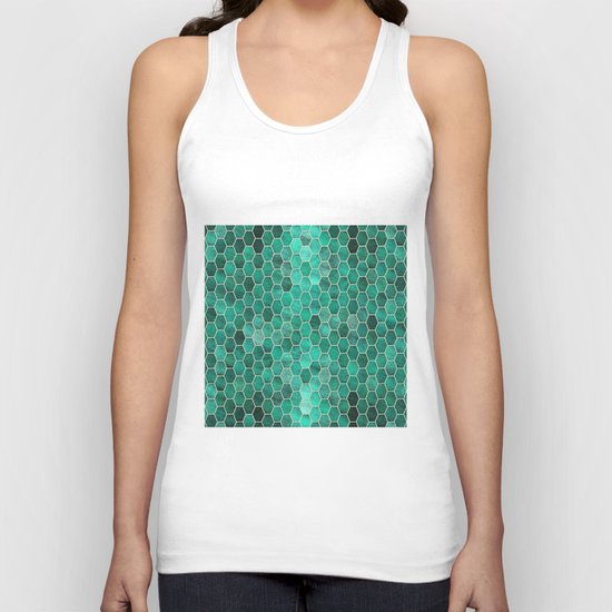 Glitter Tiles V Unisex Tank Top
