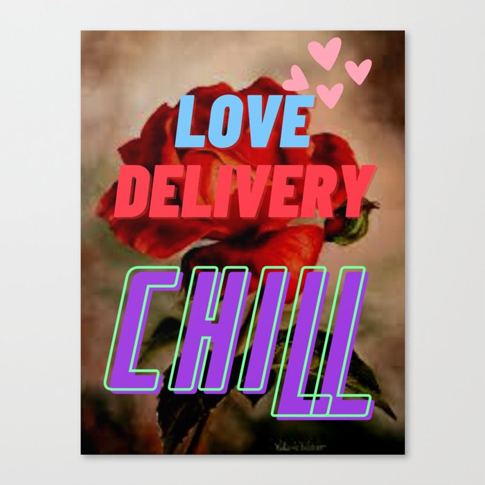 love delivery Canvas Print