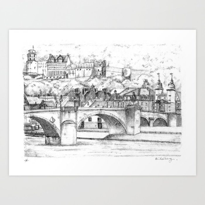 Heidelberg, Germany Art Print