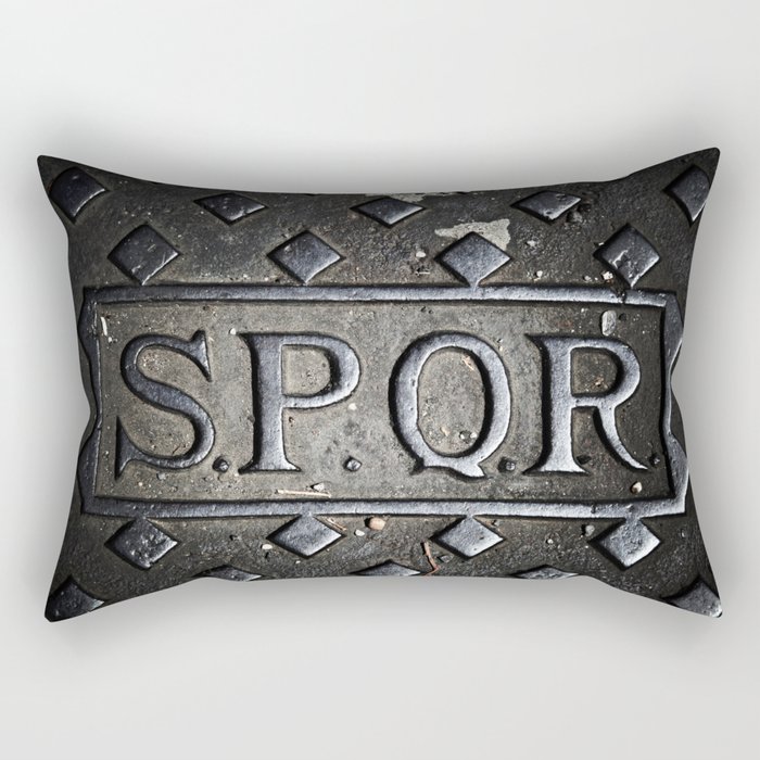 SPQR Rome, Italy Rectangular Pillow