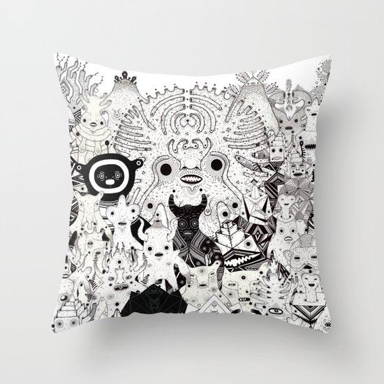Skool Daze ii Throw Pillow