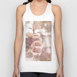 by the garden wall Unisex Tank Top