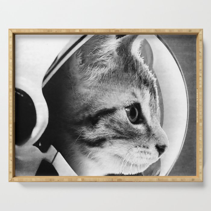 Astronaut Cat 2 Serving Tray