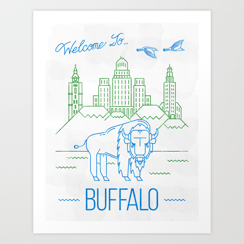 to Buffalo Art Print by Kyle J Society6