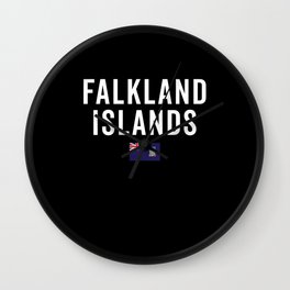 Falkland Islands Flag - Patriotic Flag Wall Clock