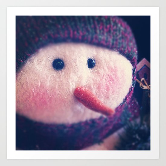 Frosty Art Print