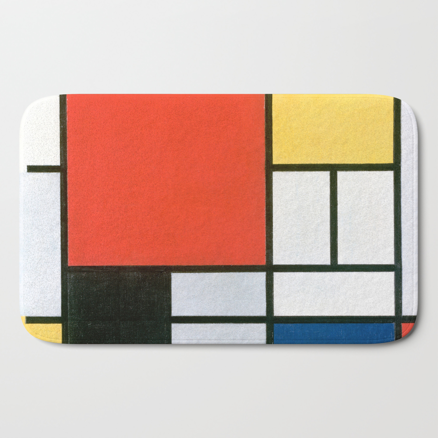 Piet Mondrian Composition In Red Yellow Blue And Black Bath Mat By Fineearthprints Society6 Piet Mondrian Composition In Red Yellow Blue And Black Bath Mat By Fineearthprints Society6