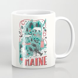 Maine Map Mug