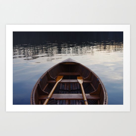 No where to row Art Print