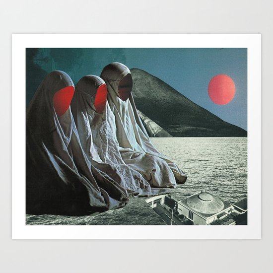 "The Sisters of Mercy" Martin Carri Collaboration Art Print