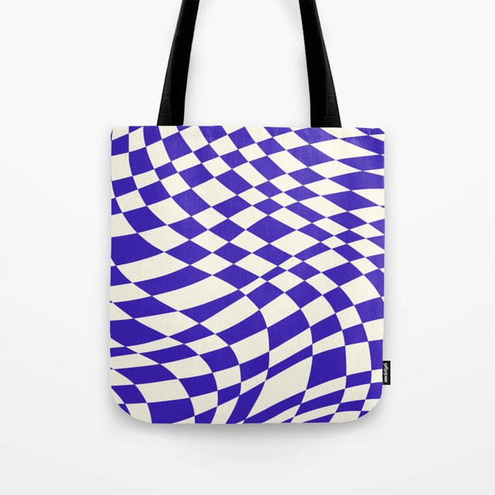 Puffy All Day Tote - Checkers – Blue Seven