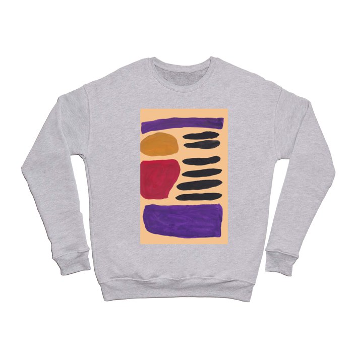 16 | 190330 Abstract Shapes Painting Crewneck Sweatshirt