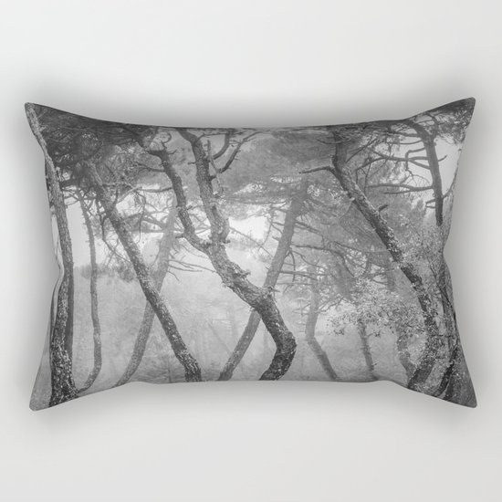 "Forest dance" BW Rectangular Pillow