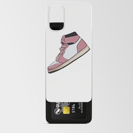 Pink women's high top sneaker Android Card Case