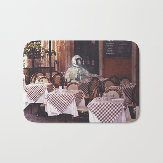 Dining Alone Bath Mat