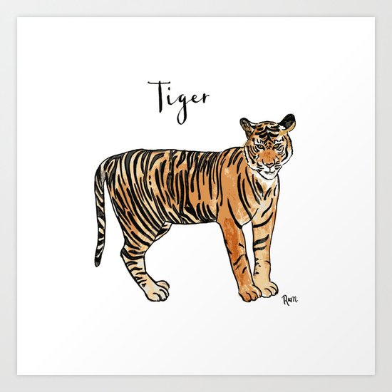 Tiger Art Print