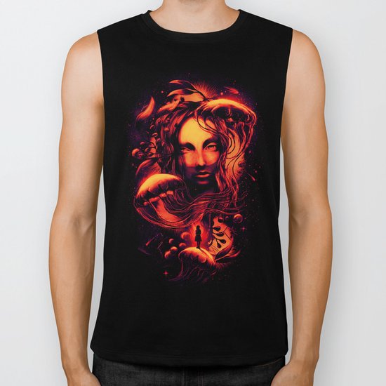 Ocean of Secrets Biker Tank