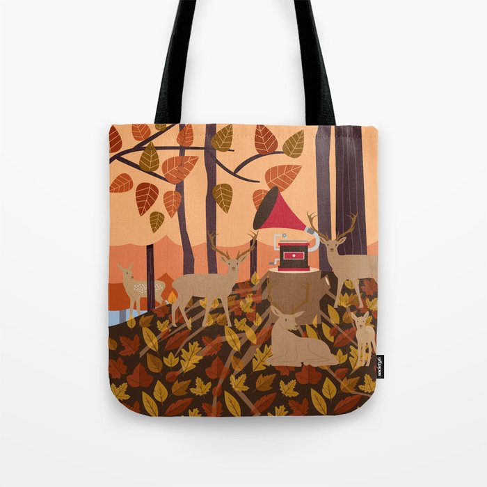 Music in the woods Tote Bag