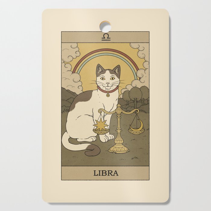 Libra Cat Cutting Board