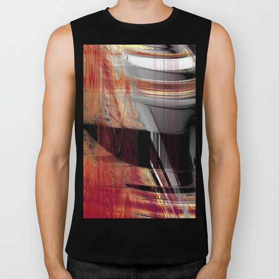 centered knife Biker Tank