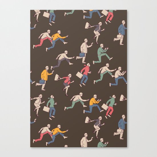 hurry up! Canvas Print