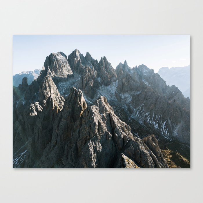 Dolomites Mountains - Landscape Photography Canvas Print