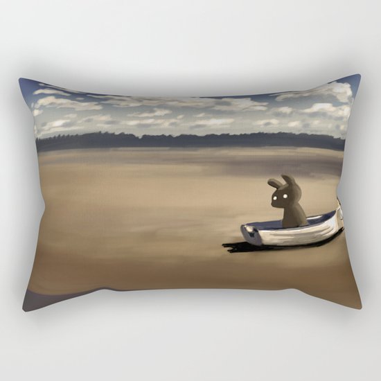 Boat Ride Rectangular Pillow