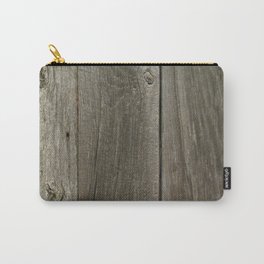 Weathered Barn Wood Door Carry-All Pouch