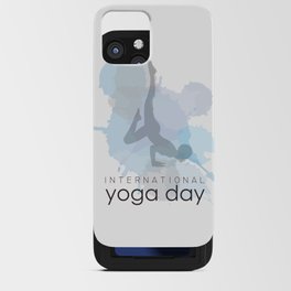 International yoga day workout  iPhone Card Case