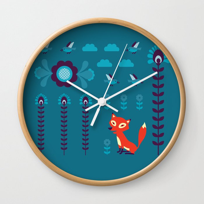 fox Wall Clock