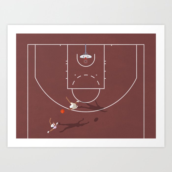 Basketball Is My Life Art Print