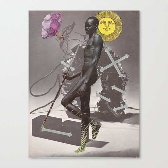 Electric Body Sing Canvas Print