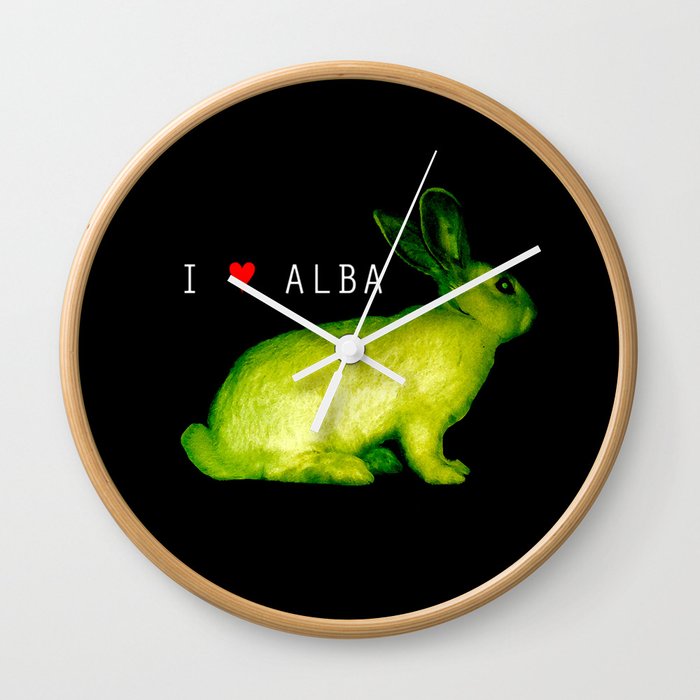 I LOVE ALBA Wall Clock