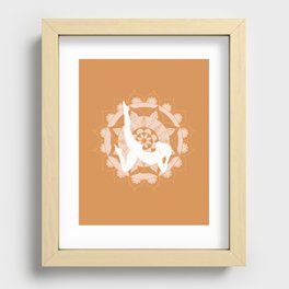 Yoga Mandala  Recessed Framed Print