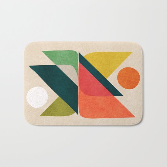 Reflection (of time and space) Bath Mat